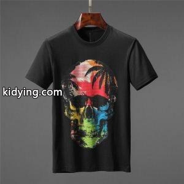 素晴らしい春夏の新作 Tシャツ/ティーシャツ フィリッププレイン スタイルアップ見えなシンプル PHILIPP PLEIN 2色可選_フィリッププレイン PHILIPP PLEIN_ブランド コピー 激安(日本最大級)-1