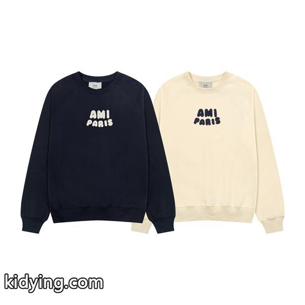 アミ パリススウェットコピー AMI PARIS トレーナー アイボリー 使い勝手シンプルデザイン-0