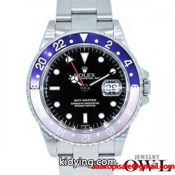 ロレックス ROLEX GMTマスター 16700 A番 ペプシ ギャランティー 中古 メンズ 腕時計 :rx-7:ジュエリーオウル - 通販ショッピング-0