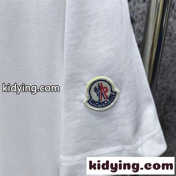 ドローイングプリント ロゴモチーフ クリエイティブデザイン MONCLER モンクレール コピー 半袖Tシャツ-7