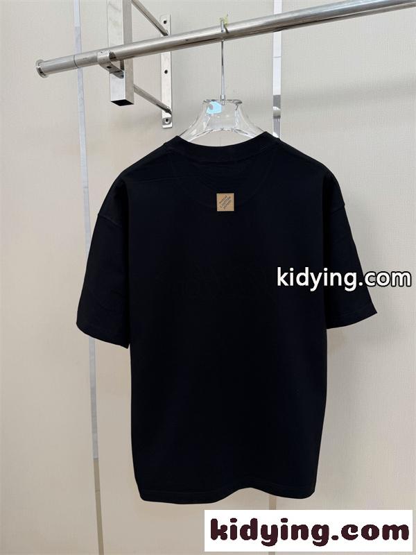 ラインストーンロゴ スクリプトデザイン  売れ筋 LOUIS VUITTON ルイヴィトン コピー 半袖Tシャツ 着映え 即戦力-1