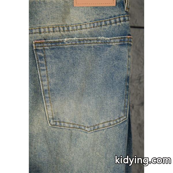 ACNE STUDIO アクネ ストゥディオズ 偽物 デニムパンツ フェード加工 ブルー 立体シルエット 入手困難-6