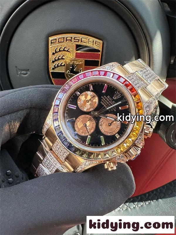 メンズ 腕時計 ROLEX デイトナ レインボー ドバイ ゴージャスエディション ロレックス コピー 新品 4130ムーブメント 高級-2