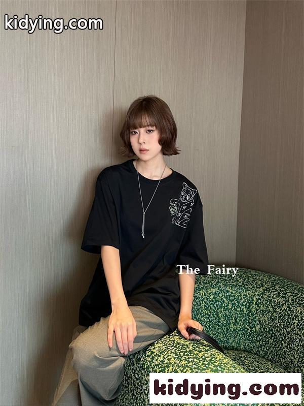 売れ筋 2026新作 半袖Tシャツ オーバーサイズ 着心地抜群 LOEWE ロエベ スーパーコピー-4