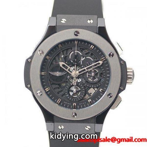 ウブロ/HUBLOT/CE セラミック ラバー/ビッグバン アエロバン モーガン/310CK1140 RXMOR08/自動巻/ブラック/500本限定【中古】 :47844:BrandMax - 通販ショッピング-0