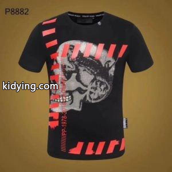 今年らしく魅力的アップ Tシャツ/ティーシャツ 2019SS人気ブランド新作アイテム フィリッププレイン PHILIPP PLEIN 2色可選_フィリッププレイン PHILIPP PLEIN_ブランド コピー 激安(日本最大級)-1