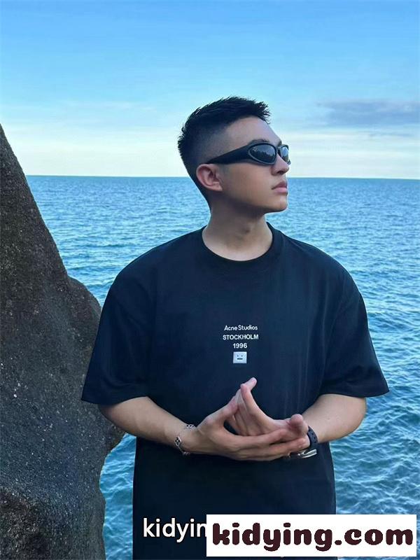 アクネストゥディオズ コピー プリントTシャツ Acne モノトーン 半袖 シンプル ユニセックス-8