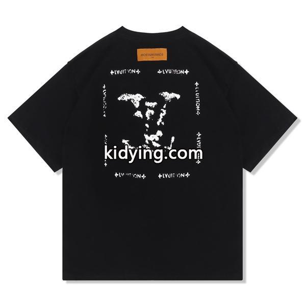 着回し力抜群大人気 ルイ ヴィトン LOUIS VUITTON 注目ブランド 2色可選 Tシャツ/ティーシャツ_ルイ ヴィトン LOUIS VUITTON_ブランド コピー 激安(日本最大級)-0