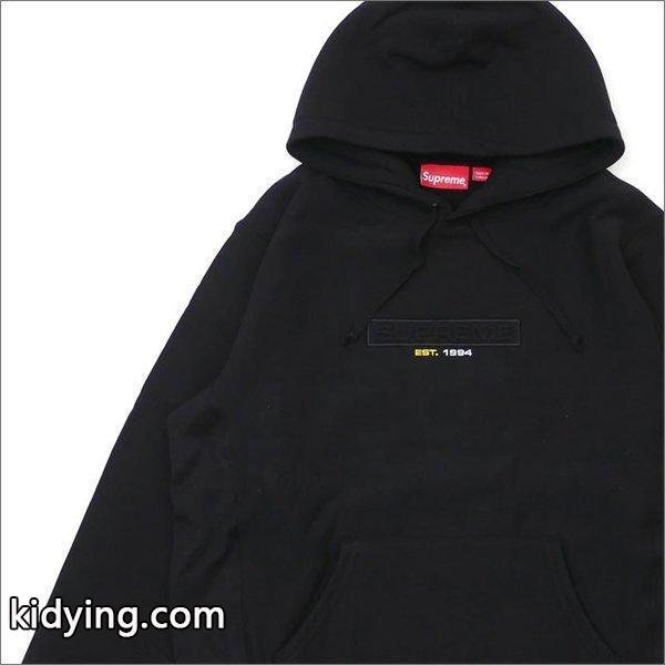 SUPREME(シュプリーム) Embossed Logo Hooded Sweatshirt (スウェットパーカー) BLACK 211-000575-141+【新品】(SWT/HOODY) :18051205:クリフエッジ - 通販ショッピング-0
