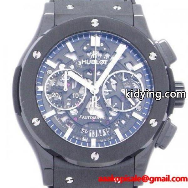 HUBLOT ウブロ アエロフュージョン ブラック マジック 525CM0170RX 腕時計 セラミック スケルトン 文字盤 メンズ 通販-0
