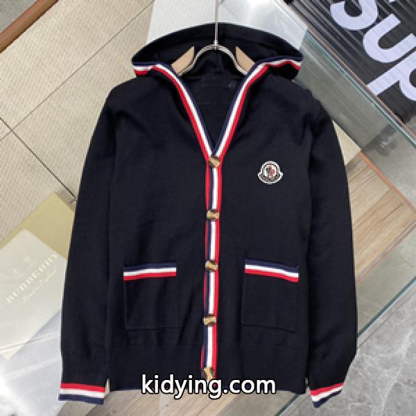2022超人気新作登場 MONCLER スーパーコピー カーディガン フード付き 着心地よい 重宝すること間違いなし-0