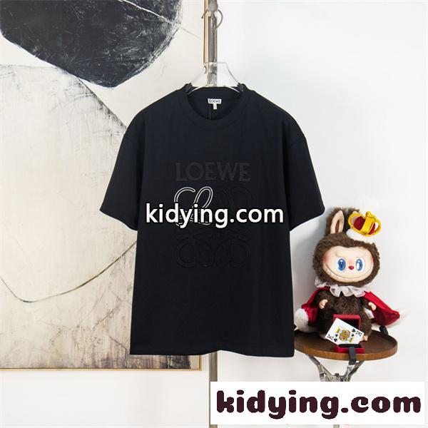 LOEWE ロエベ コピー 人気新作 半袖Tシャツ 2026新作 高級感 トレンド カジュアル-0
