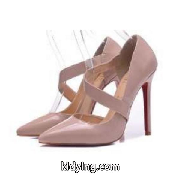 人気美品　Christian Louboutin　クリスチャンルブタン　ストラップ　エナメル　パンプス-0