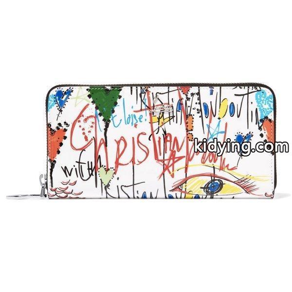 ルブタン 長財布 Panettone white loubitag wallet 1185062 Christian Louboutin :Lbt-1185062-CM3S:リナーテ - 通販ショッピング-0