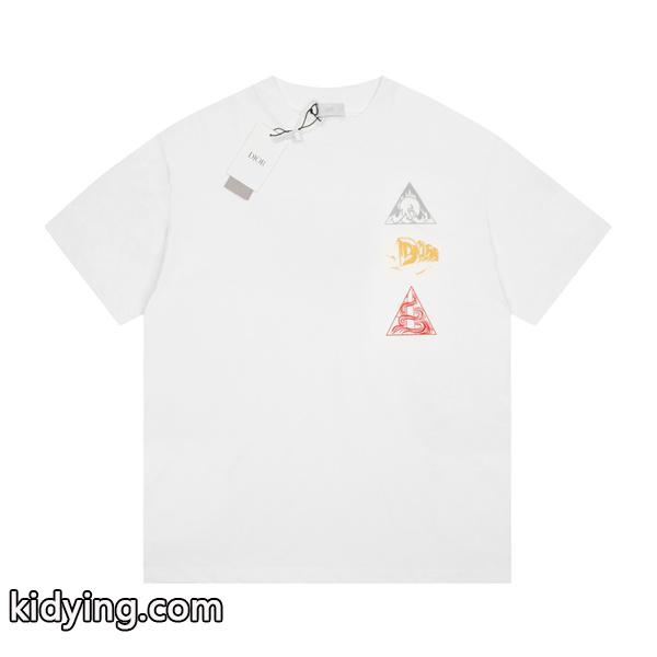 人気セールHOT良質優秀なtシャツdior コピーやさしい通気性耐久性英字プリントレディース通勤通学シンプル-0