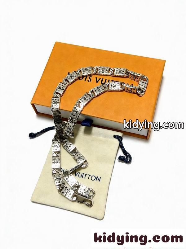 チェーン LOUIS VUITTON ルイヴィトン コピー ネックレス ダイスモチーフ シルバーカラー 重厚感-4
