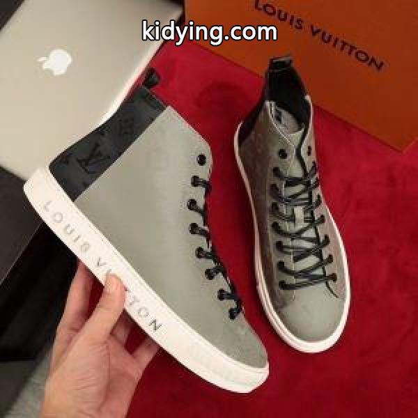 2色可選 輝かしい ハイトップシューズ 人気高いアイテム ルイ ヴィトン LOUIS VUITTON 見た目が良い_ルイ ヴィトン LOUIS VUITTON_ブランド コピー 激安(日本最大級)-1