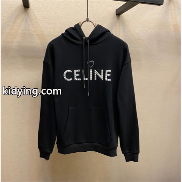 高級感漂う一着CELINE セリーヌコピー パーカー人気 2021秋冬 パネルデザイン 個性的でモードな表情-0