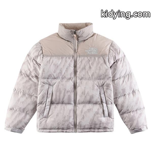 黒灰タイガー柄ダウンジャケット クラシック 2025秋冬注目 The North Face コピー ザノースフェイス-4