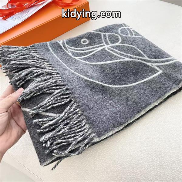 動物柄刺繍 2 色展開 エルメス風 スーパーコピー マフラー 秋冬保温高品質アクセサリー-4