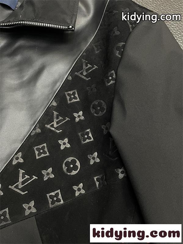 ルイヴィトン コピー ジップアップジャケット LOUIS VUITTON スタンドカラー 防風仕様 高級感漂う モード-6