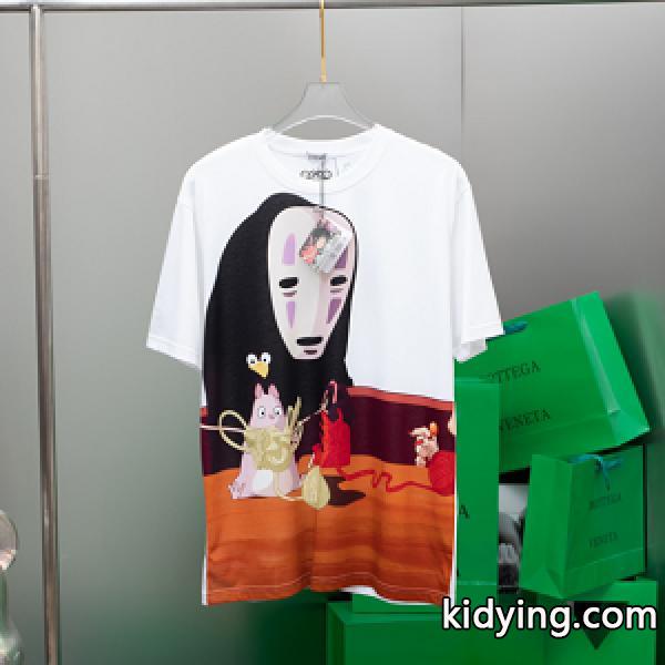 お気に入りLOEWE x Spirited Away ロエベ tシャツスーパーコピー千と千尋の神隠し☆目を惹くアイテム-0