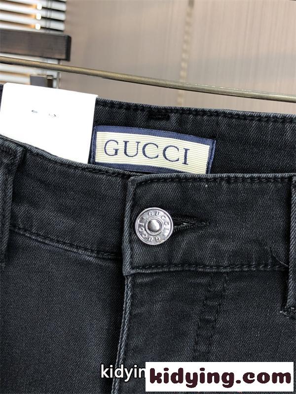売れ筋好調 デニムパンツ GUCCI グッチ コピー バックポケット スタイリッシュ ファッション-5