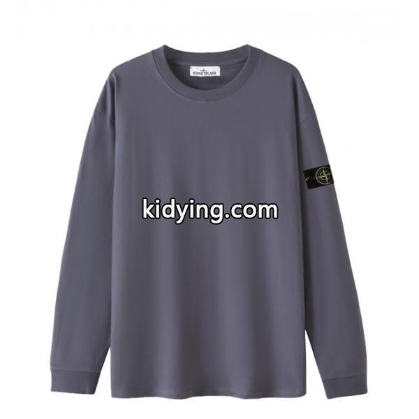 STONE ISLAND ストーンアイランド コピー 軽快着用 ロングスリーブ Tシャツ ソフトタッチ クリーン-2