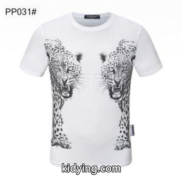ココチイイ春夏柄が魅力 半袖Tシャツ 多色可選 春夏になると流行する フィリッププレイン PHILIPP PLEIN_フィリッププレイン PHILIPP PLEIN_ブランド コピー 激安(日本最大級)-2