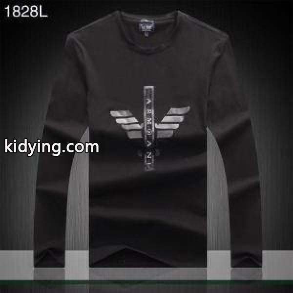 メンズ tシャツ 通販柔らかい肌触り上質感アルマーニ コピー吸汗速乾コットン素材tシャツ軽量通気性爽快感抜群メンズアウトドアウエア-2