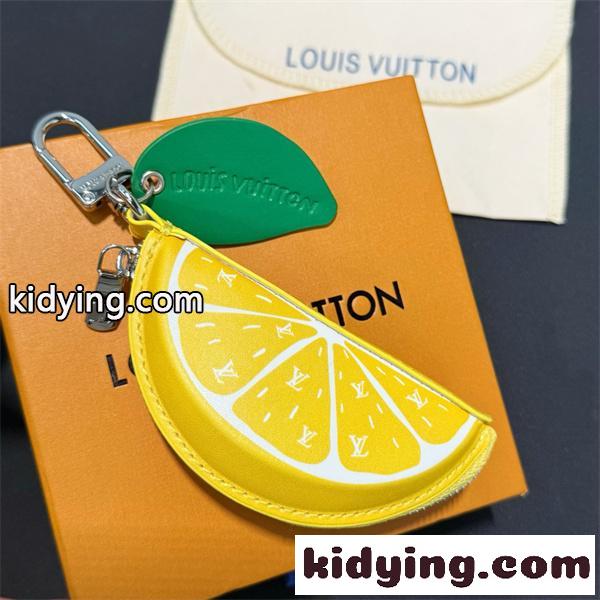 ☆2026最新☆Louis Vuitton LEMON ☆ルイヴィトンバッグチャームスーパーコピーキーホルダーイヤホンや小銭入れ-0