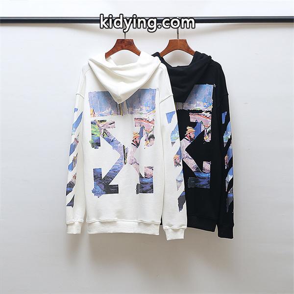 Off-White オフホワイト コピー 高級感演出 ミニマル立体ロゴ スウェット 定番モデル-0