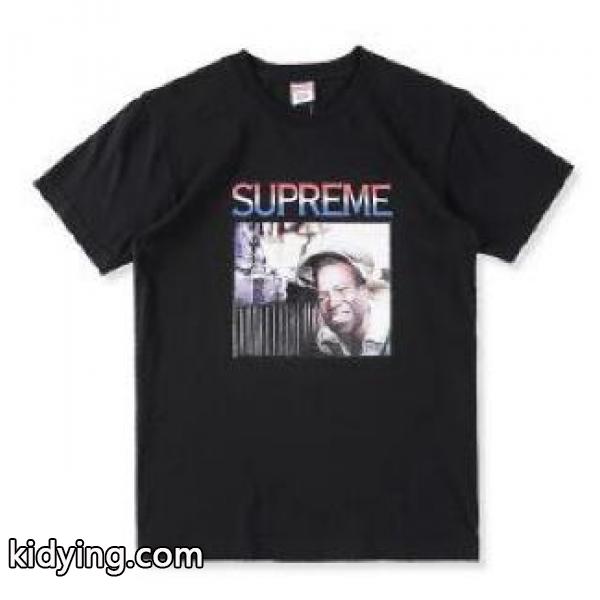 カジュアルなシュプリームＴシャツコピー SUPREME プリント半袖クールネックインナーブラック_半袖Tシャツ_メンズファッション_スーパーコピーブランド激安通販 専門店-0