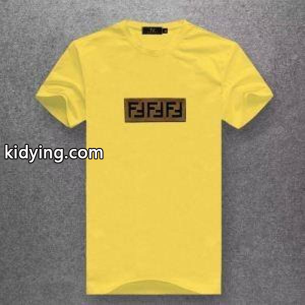 VIPSALE◆関税込 FENDI メンズ ブラウン ジャガード 半袖Tシャツ41887352フェンディ t シャツ コピー１０色展開-5