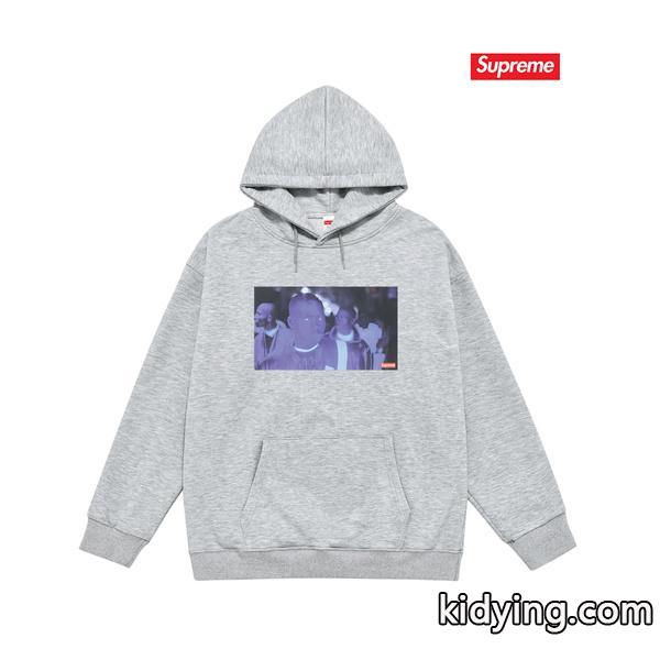 SUPREME シュプリーム コピー 秋冬定番 起毛 ホワイト 人気集中 フォト パーカー-4