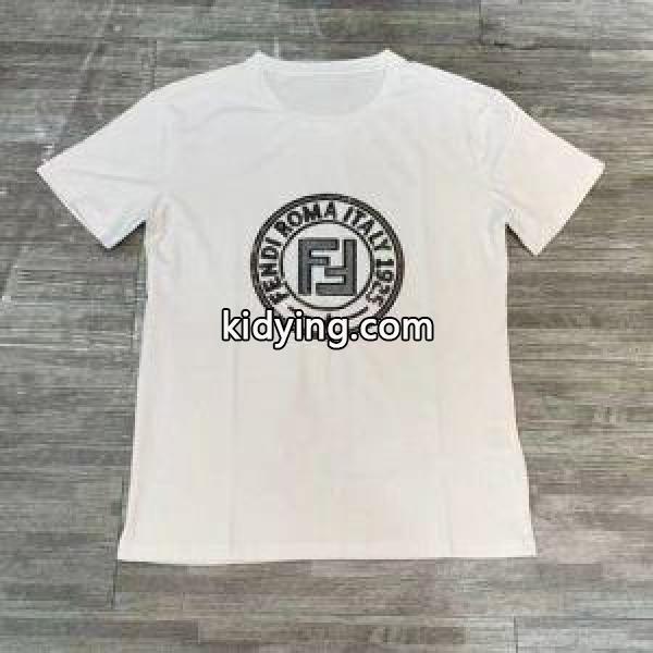 大人OK&FENDI&2018AW&ロゴ入半袖Tシャツ&4色展開&8~14Y37713498フェンディ 激安柔らかい万能アイテム-1