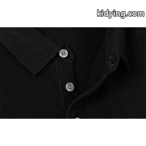 グレー セーター POLO プラダ PRADA スーパーコピー 2025秋冬ビジネス 上品 最新コレクション-6