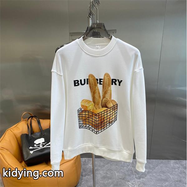 白色パンアクセント 2025秋冬ユニーク注目 バーバリー 偽物 パーカー デザイナー別注風 Burberry-0