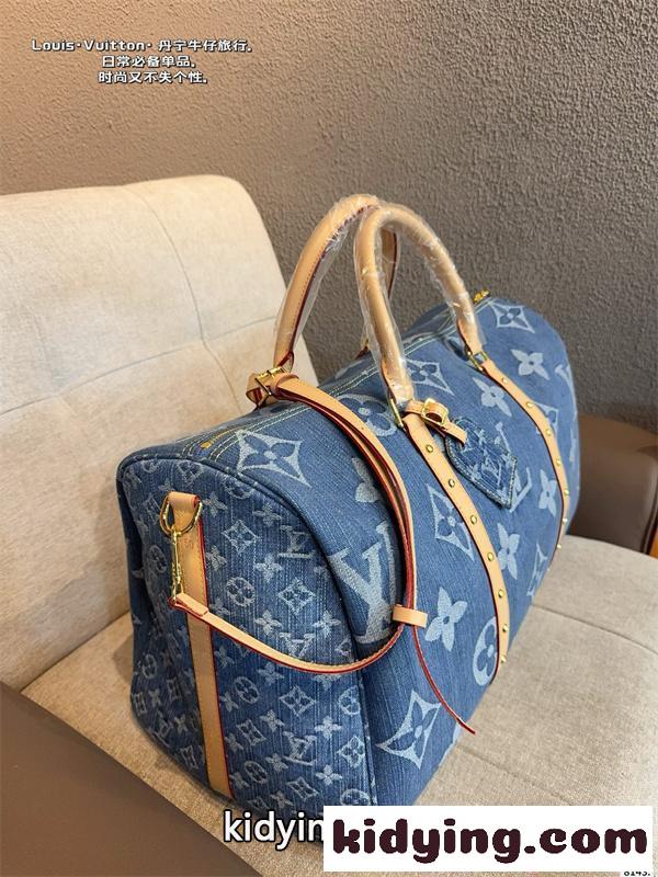 大容量❤ルイヴィトンkeepall ボストンバッグコピー&2026新作激安通販LOUIS VUITTONデニム人気色-1
