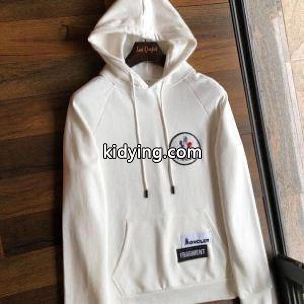 モンクレール激安セール激安大特価新品紳士服着回しの効くパーカー男性用おしゃれデイリーシルエットブラックホワイト-1