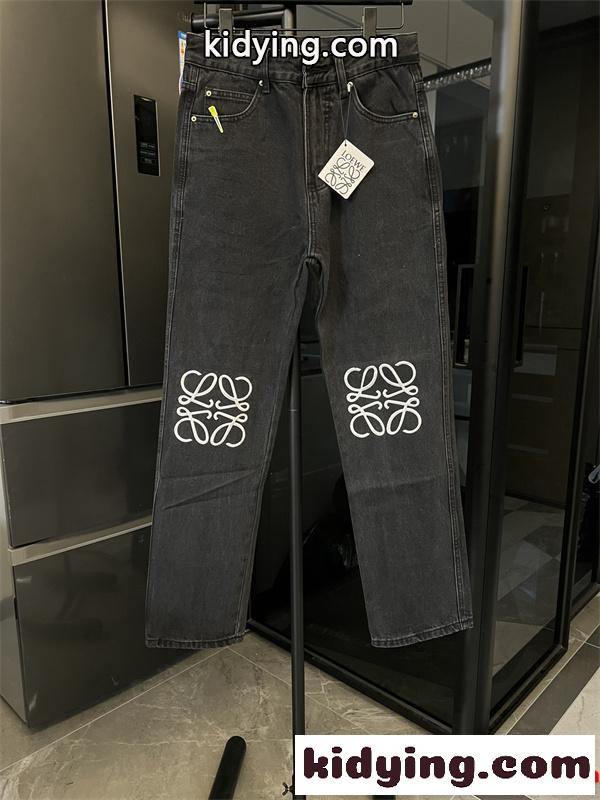 LOEWE ロエベ コピー レアデザイン デニム パンツ 高級感 2026新作-1