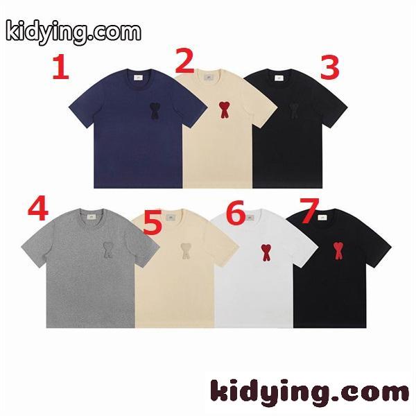 アミ パリス tシャツコピー【涼感テロン素材】コットン100% さらっと肌触り 2026夏 AMI PARIS-0