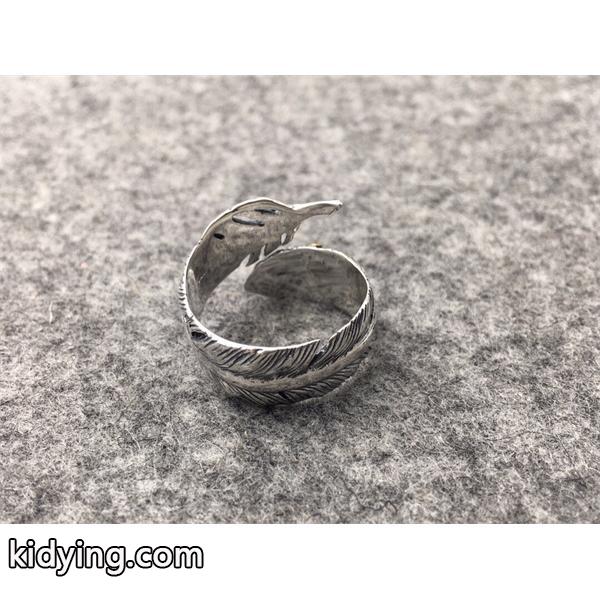 2025流行GORO’Sゴローズリングコピー羽モチーフリング シルバー925 フェザーリング ユニセックス アクセサリー通販ショッピング-1