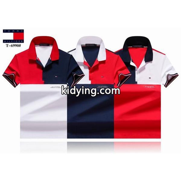 コーデになりがち Tommy Hilfiger トミー ヒルフィガー コピー 今季のトレンドメンズポロシャツ-0