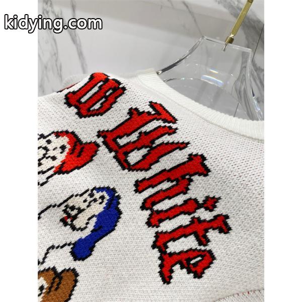 遊び心満点 ジャカード Off-White オフホワイト コピー ニット 上質素材 カジュアル 主役級-2