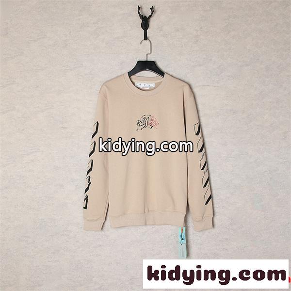 Off-White オフホワイト コピー 入手困難 プリント スウェット 当店イチオシ モード系-4
