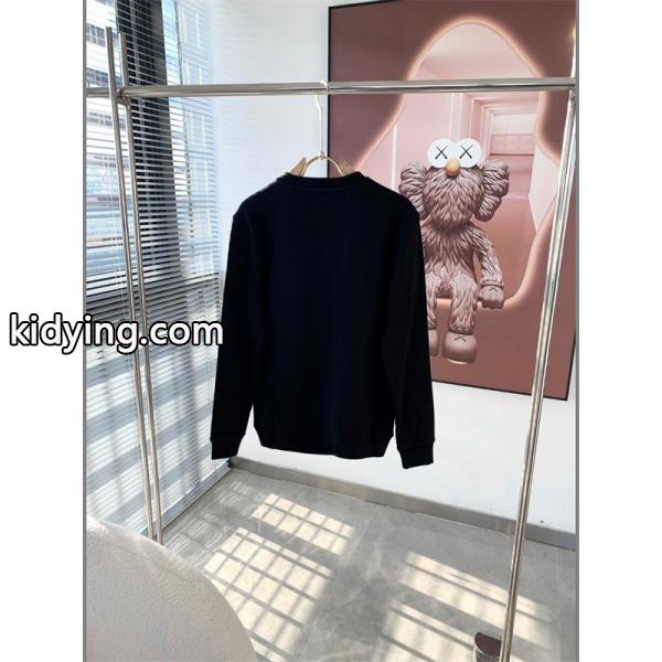 ケンゾー ブラック/ホワイト 2色展開 KENZOロゴ クルーネックスウェット ケンゾー 偽物 秋冬 シンプル 万能-2