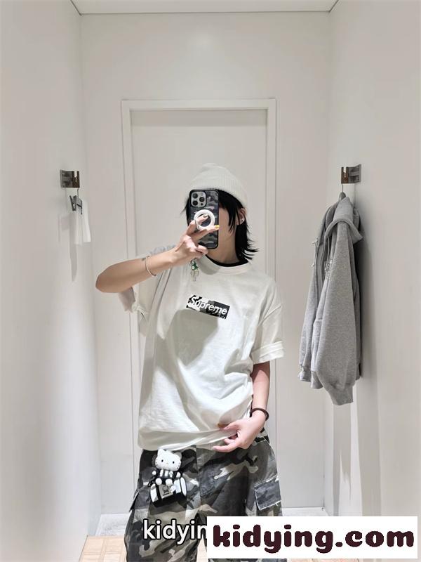 SUPREME プリント 半袖Tシャツ シュプリーム スーパーコピー メンズ シンプル ファッション 定番 人気-5