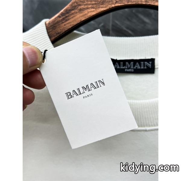 ブラック アートロゴ スウェット 防尘袋付 バルマン BALMAIN スーパーコピー 秋冬ストリートデザイン 注目-8