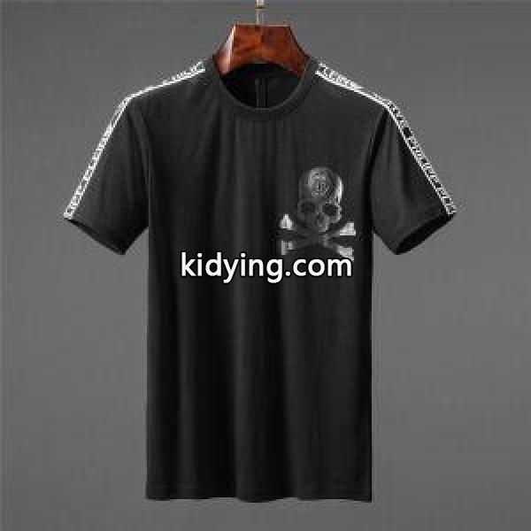 PHILIPP PLEIN 2色可選 今季のトレンドクラシックスタイル Tシャツ/ティーシャツ 2019年春夏ファッションに最も フィリッププレイン_フィリッププレイン PHILIPP PLEIN_ブランド コピー 激安(日本最大級)-1